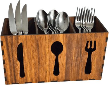 Empty Cutlery Holder Case