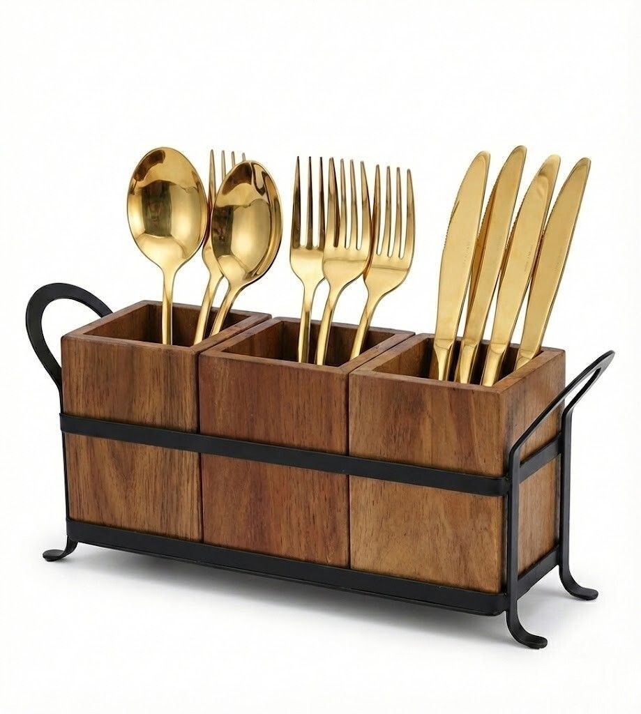 carvcraftdecor Empty Cutlery Holder Case-picture-11