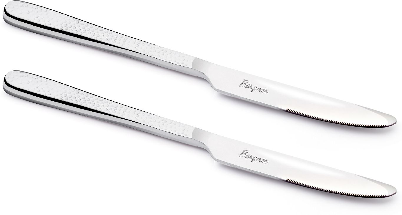 BE Essentials Sitello Stainless Steel 2 Pcs Dinner Knife Set, 21.5 cm Long, Stainless Steel Table Knife Set-image-28
