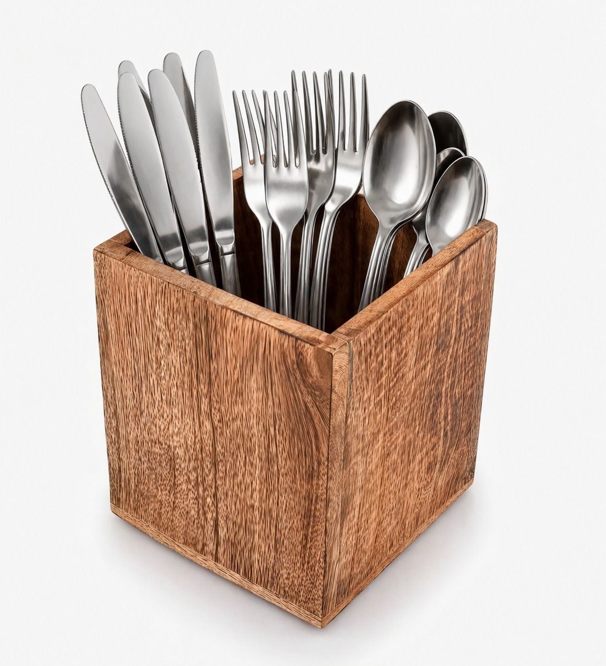 Multipurpose Solid Wood Organizer for Desk, Office & Home Wooden Cheese Knife