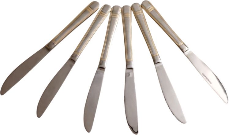 fuchsia Stainless Steel Dessert Knife Set-picture-30