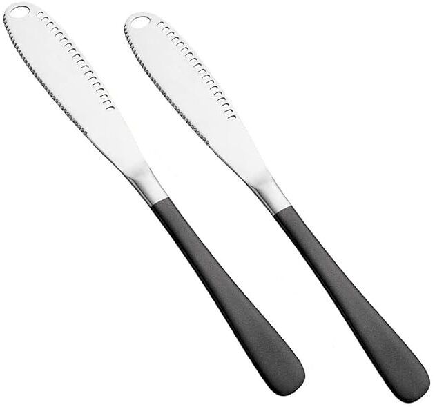 Steel Luxury Finish Butter Spreader Knife, Multifunctional Butter Knife Stainless Steel Bread Knife Set-image-22