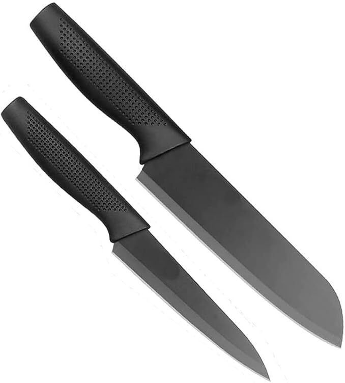 Knife Black with Nylon Black Handle (AA & AB/ PACK OF 2/ BLACK) Stainless Steel Bread Knife Set-image-46