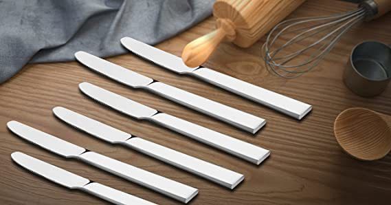 butter knives set of 6 Stainless Steel Butter Spreader Set