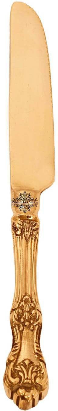 indianartvilla Brass Butter Spreader-picture-37