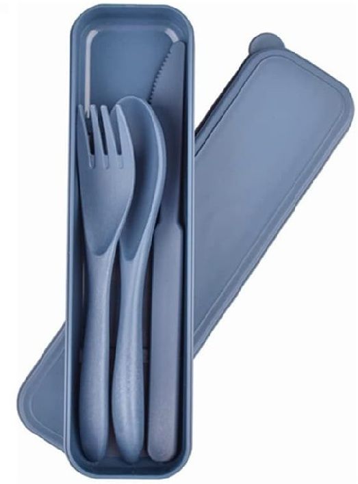 Wheat Straw Cutlery Set,Utensils for Travel,Work,Picnic,Camping And Daily Use Polypropylene, Plastic Dessert Knife