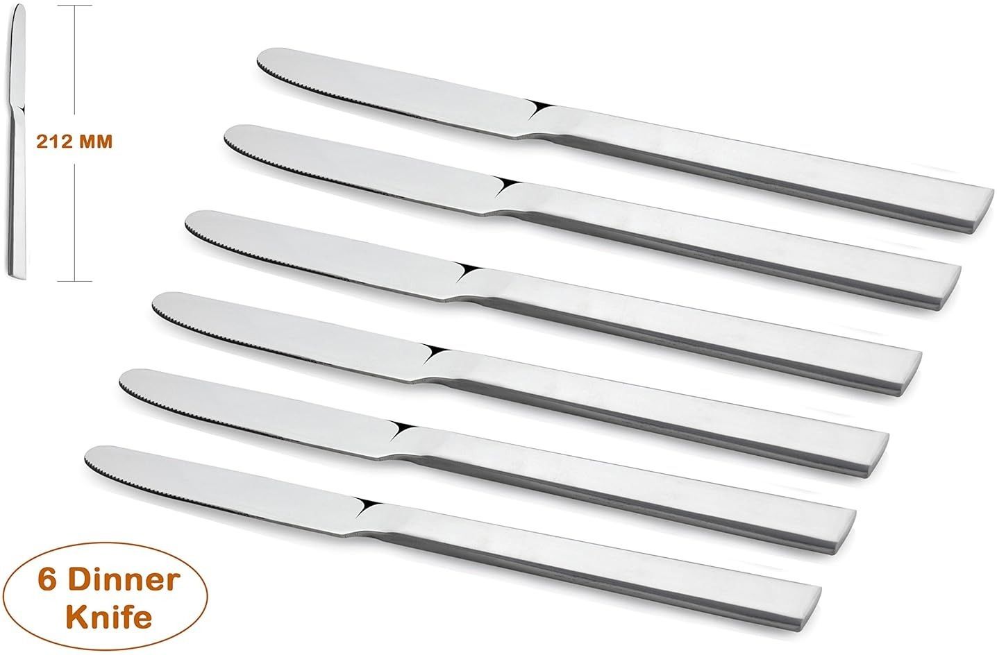 dinezaar Premium Luxury Matte Finish Dinner Knives Stainless Steel Table Knife, Cheese Knife, Steak Knife Set-picture-20