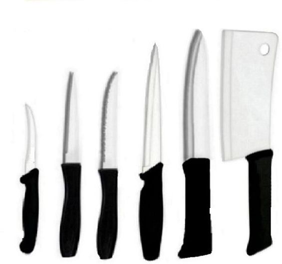 Knife set SS Knife set for kitchen Stainless Steel Bread Knife, Fruit Knife, Fish Knife, Steak Knife, Table Knife, Dessert Knife Set