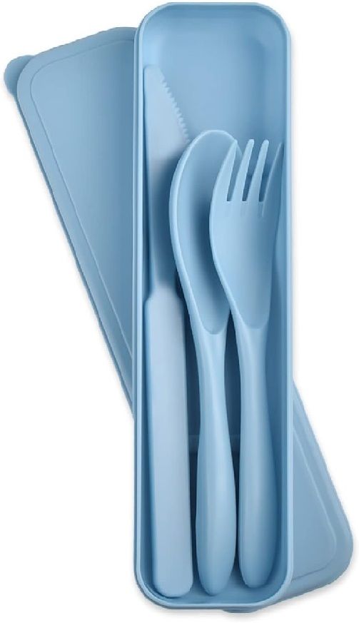 Wheat Straw Cutlery Set,Utensils for Travel,Work,Picnic,Camping And Daily Use Polypropylene, Plastic Dessert Knife