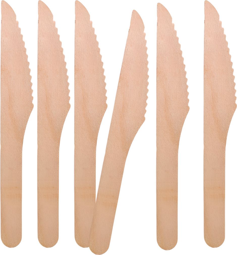 Disposable Wooden Knife Wooden Table Knife Set