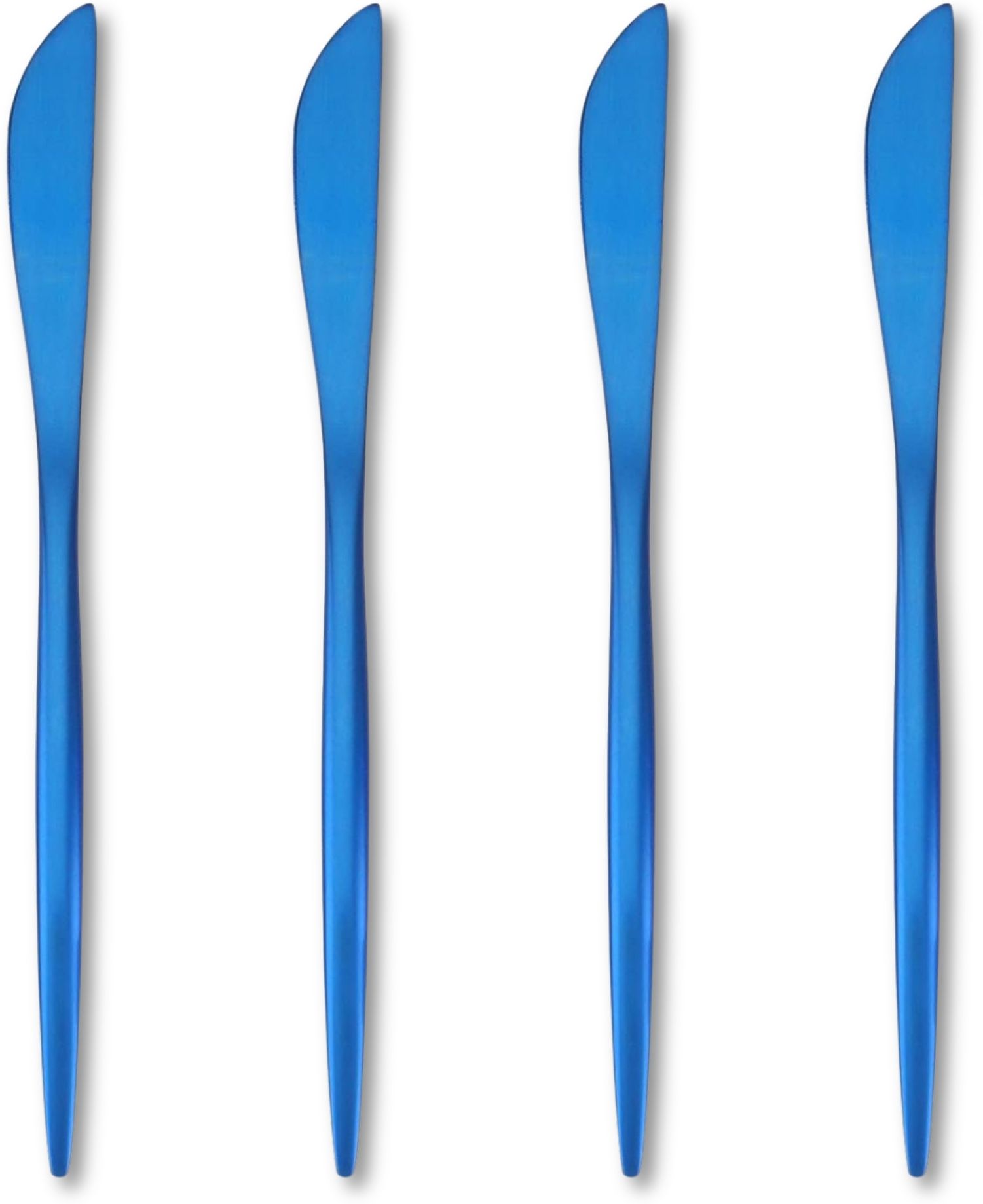 kitchantique French Style Steak Knives | Flatware for Dinner, Party, Camping|Sapphire Blue Stainless Steel Cutlery Set-picture-17
