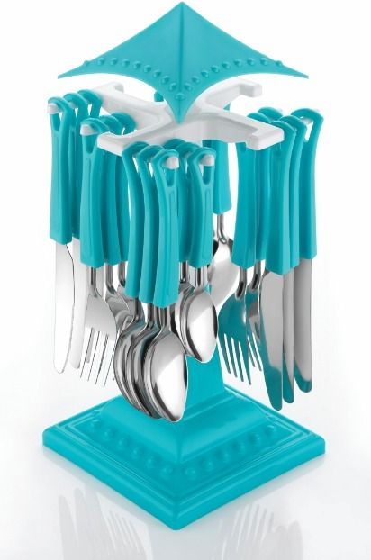 finner Stainless Steel, Plastic Cutlery Set-picture-15