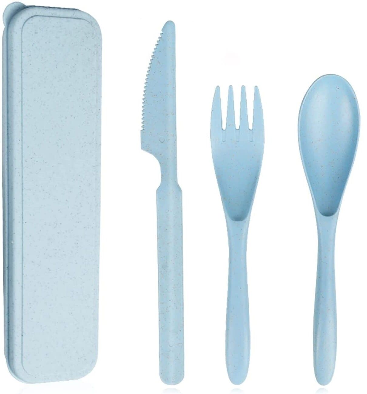 Wheat Straw Cutlery Set,Utensils for Travel,Work,Picnic,Camping And Daily Use Polypropylene, Plastic Dessert Knife