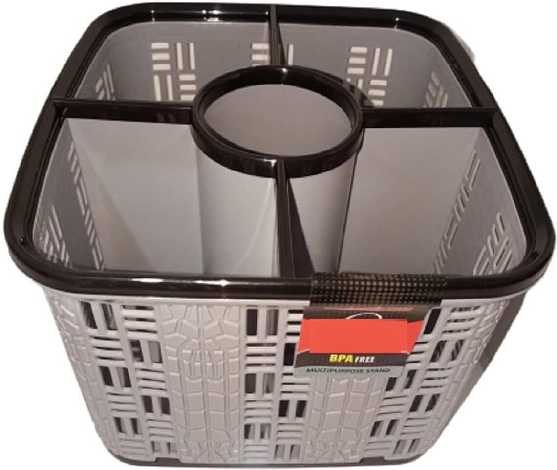 puthak Multipurpose Stand, Plastic Cutlery Holder, Set 1 Pcs - PTHK-1615 Plastic Cutlery Set-picture-13