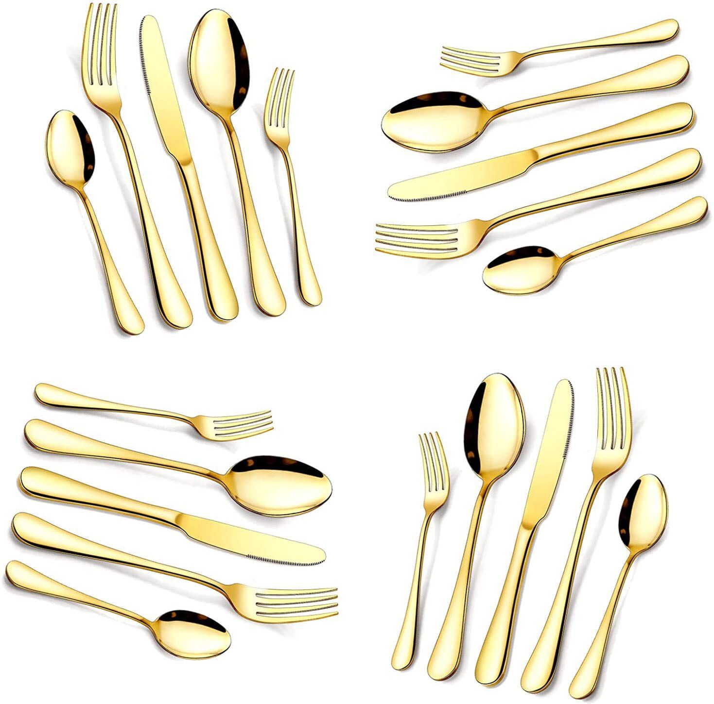 Cutlery Set, Dinnerware, Flatware, Stainless Steel Dinner Set Service Stainless Steel Cutlery Set-image-37