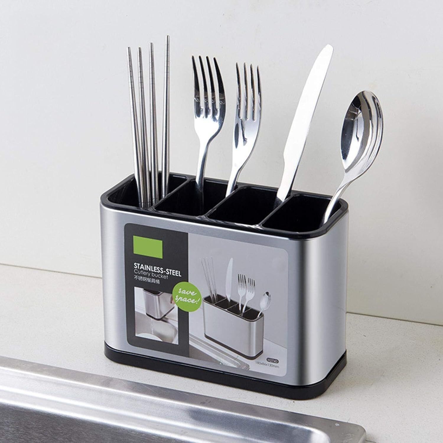 Cutlery Holder, Stainless Steel Cutlery Holder Stainless Steel Cutlery Set-image-20