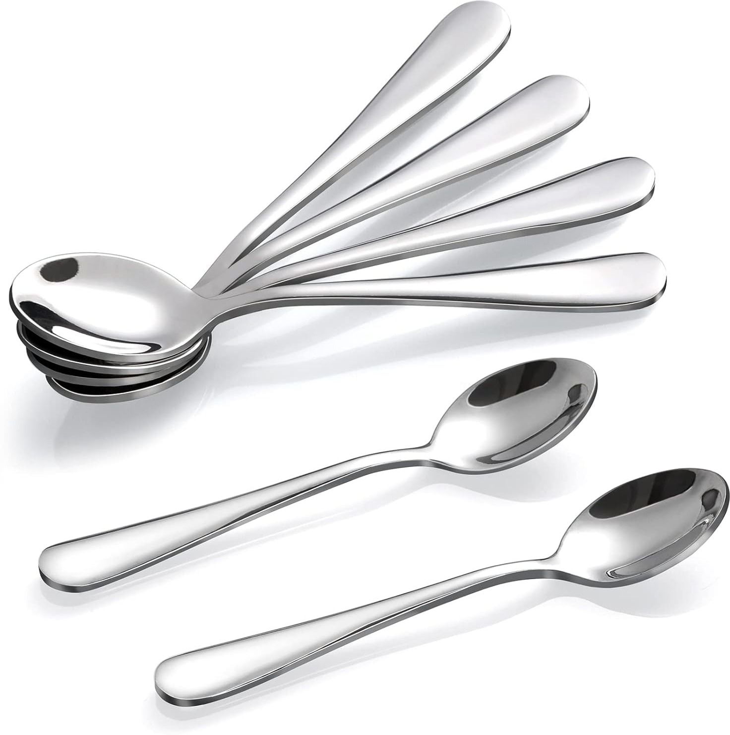 Table Spoon Set of 6 Stainless Steel Cutlery Set-image-0