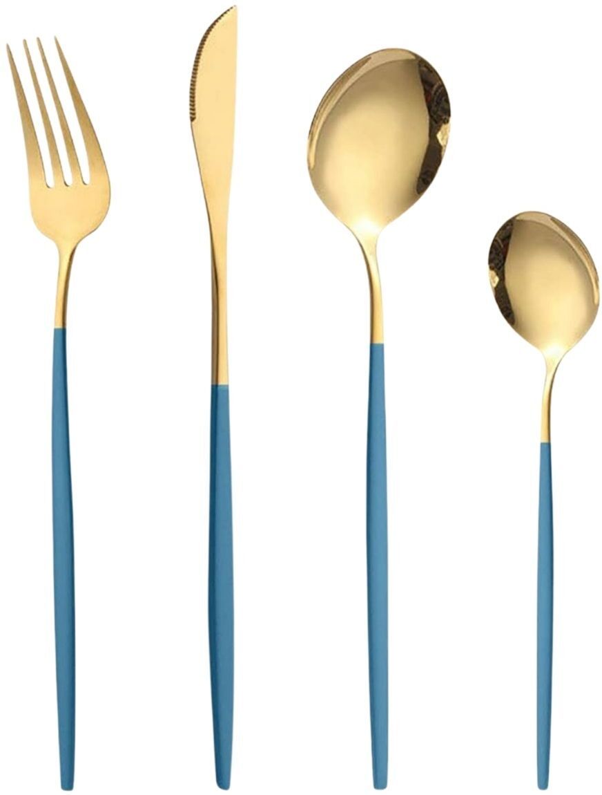 p-plus international Tableware Cutlery Set for Home and Restaurant, Satin Finish, Dishwasher Safe Stainless Steel Cutlery Set-picture-20