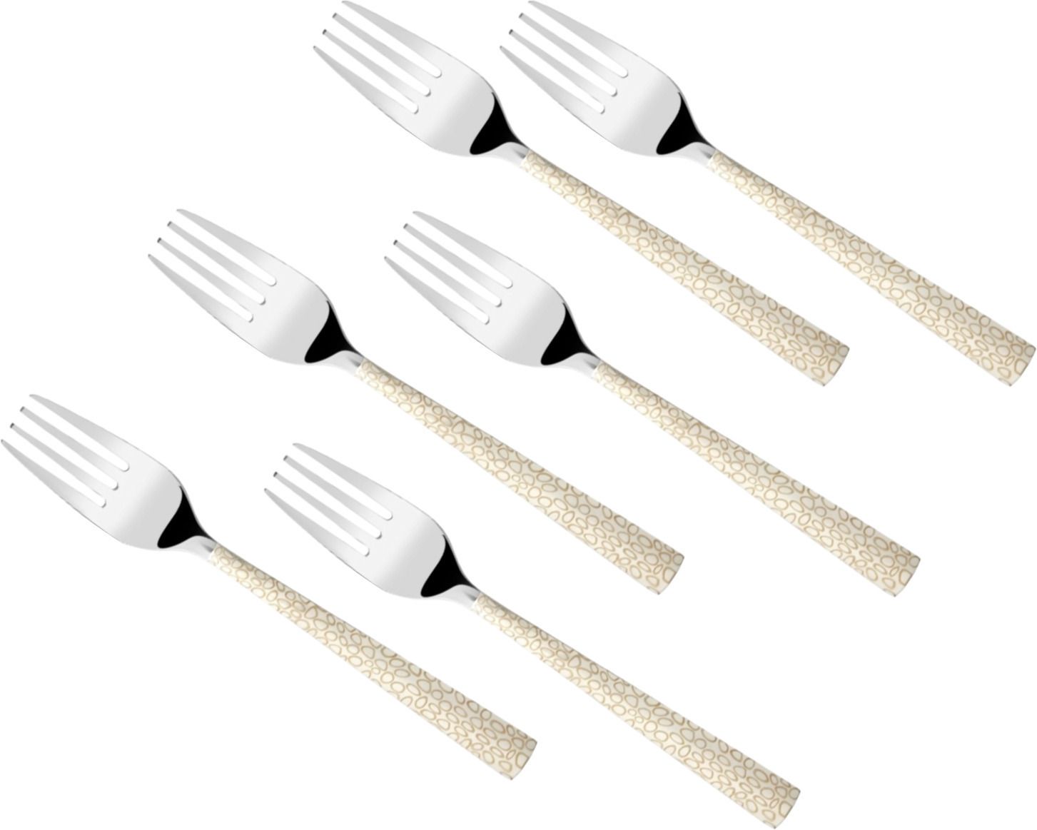 fns Pebble Dinner Fork set Stainless Steel Cutlery Set-picture-2