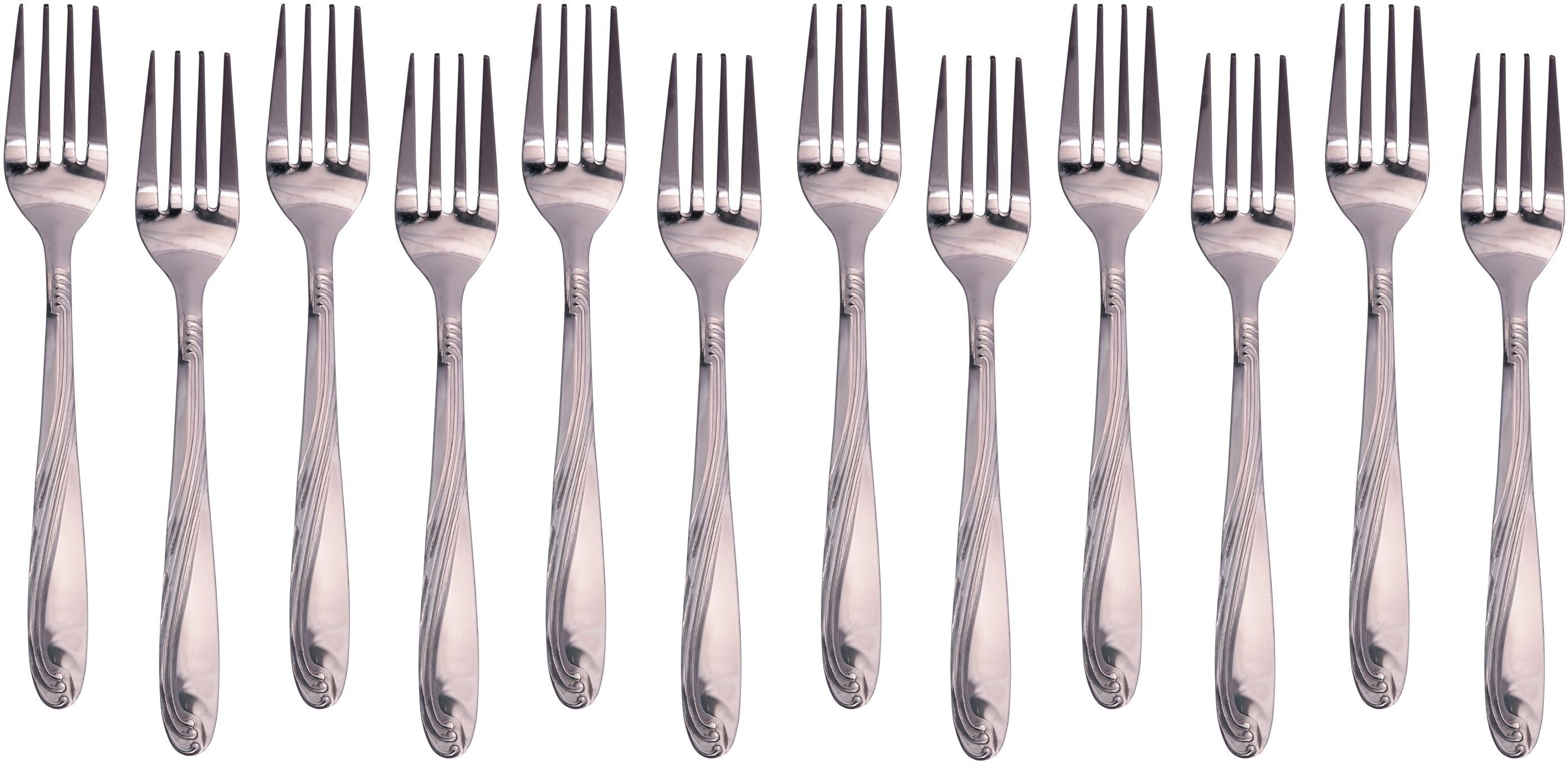 Stainless Steel Forks Set for Home and Kitchen, Fruit Fork for Dining Table Stainless Steel Cutlery Set-image-47