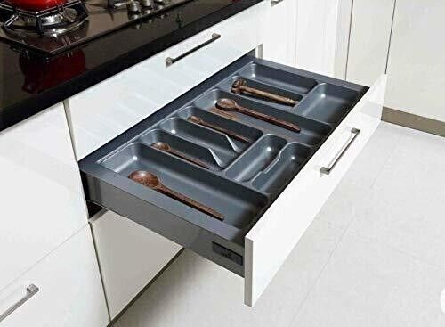 DBR ABS Cutlery Tray for Kitchen Drawer D700mm x L535mm Disposable Plastic Cutlery Set-image-13