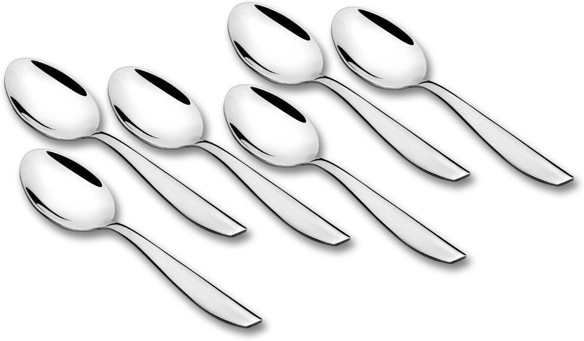 fns international Montavo by FnS Rio Food Grade Safe Stainless Steel Tea Spoon (Set of 6) Stainless Steel Cutlery Set-picture-26