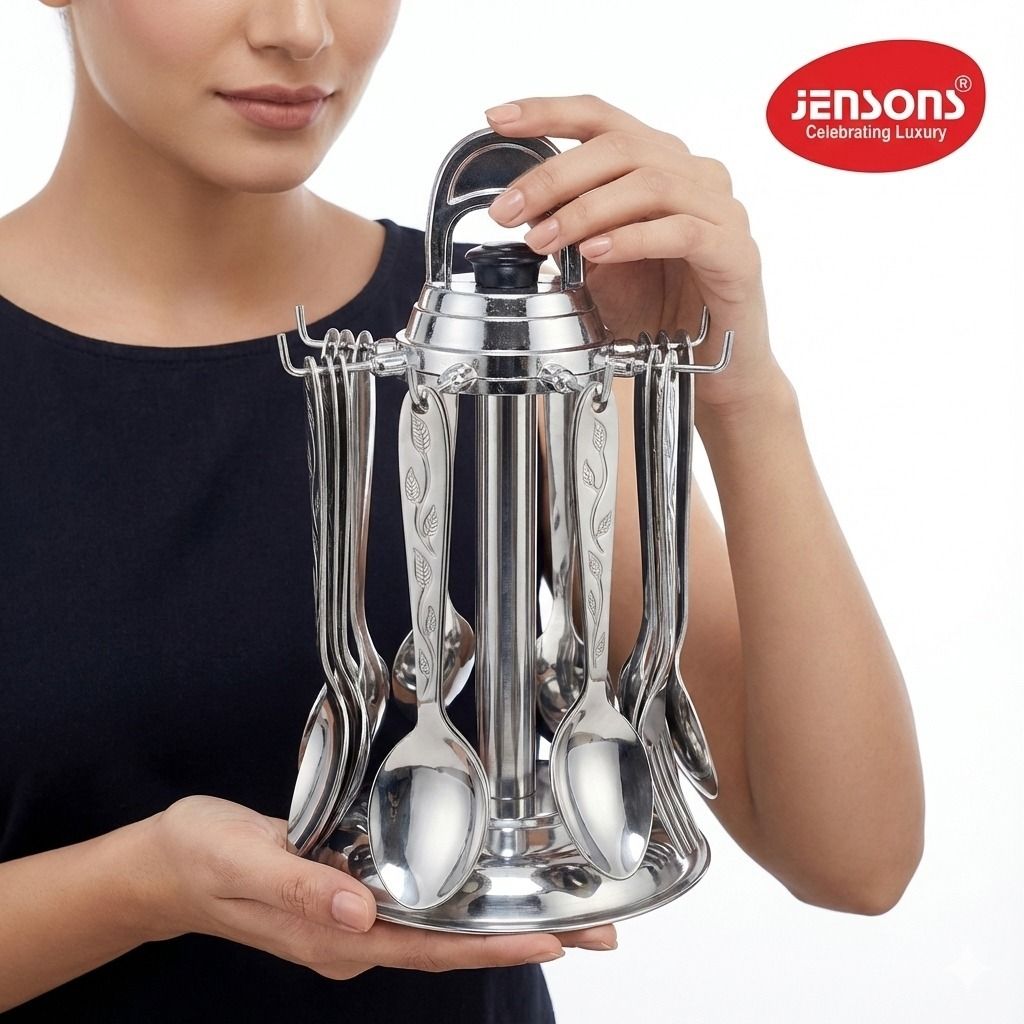 25 Pcs Designer Stainless Steel Cutlery Set Stainless Steel, Plastic Cutlery Set Stainless Steel, Plastic Cutlery Set-image-35