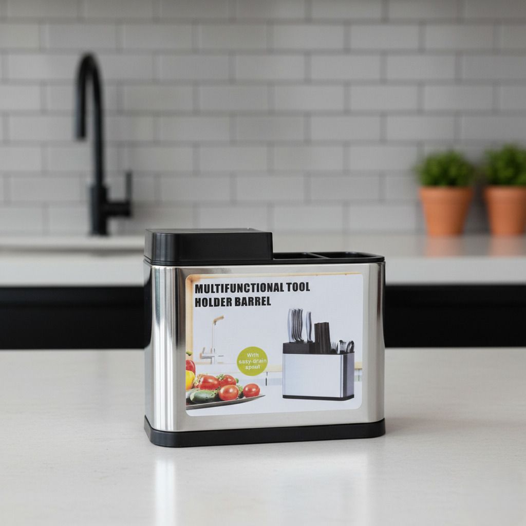 CUTLERY TOOL HOLDER Disposable Stainless Steel Cutlery Set