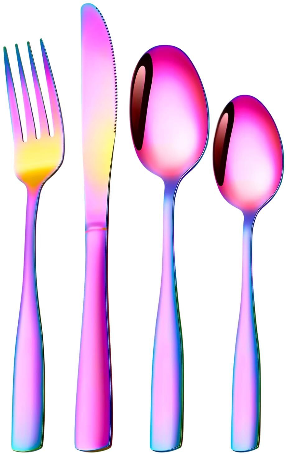 Dinnerware Stainless Steel Flatware Set Dishwasher Safe Glossy Flatware Stainless Steel Cutlery Set-image-44