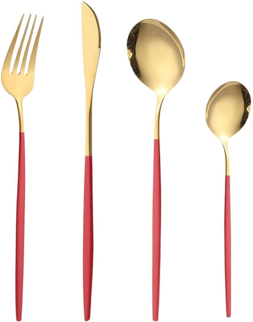 p-plus international Flatware Spoon Knife and Fork Sets Mirror Polished for Home Kitchen Restaurant Stainless Steel Cutlery Set-picture-21
