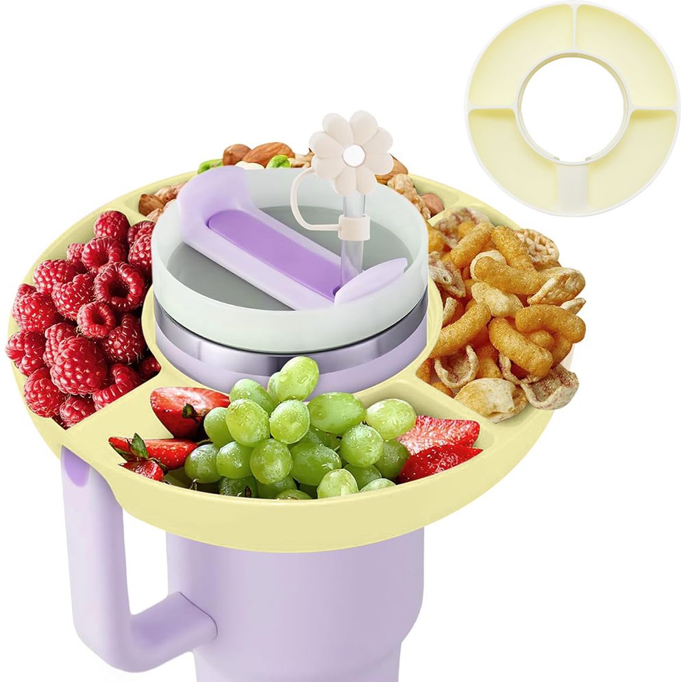 elephantboat Stanley Cup 40 oz Snack Bowl with Handle Compatible with Stanley Cup 40 oz Silicone Cutlery Set-picture-13