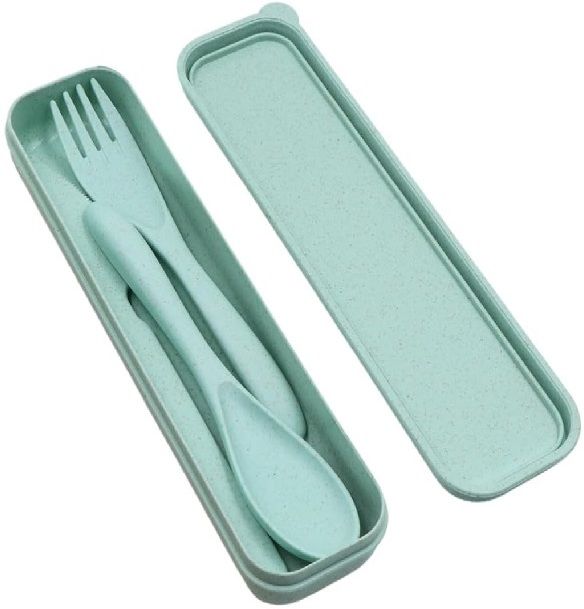 Wheat Straw Cutlery Set,Utensils for Travel,Work,Picnic,Camping And Daily Use Polypropylene, Plastic Dessert Knife