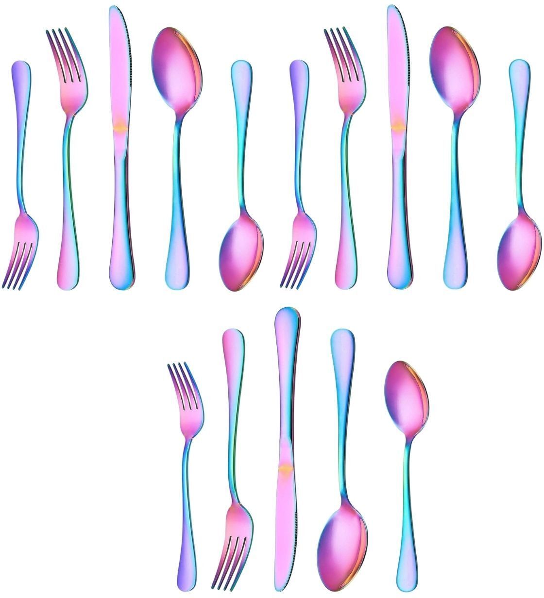p-plus international Tableware Set Forks Knives Spoons, Mirror Polished Cutlery Set for Home Kitchen Stainless Steel Cutlery Set-picture-43
