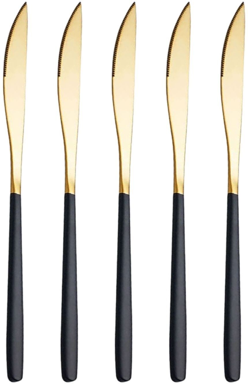 p-plus international Modern Dinner Knife Set, Food Grade Stainless Steel Knives, Mirror Polished Stainless Steel Cutlery Set-picture-46