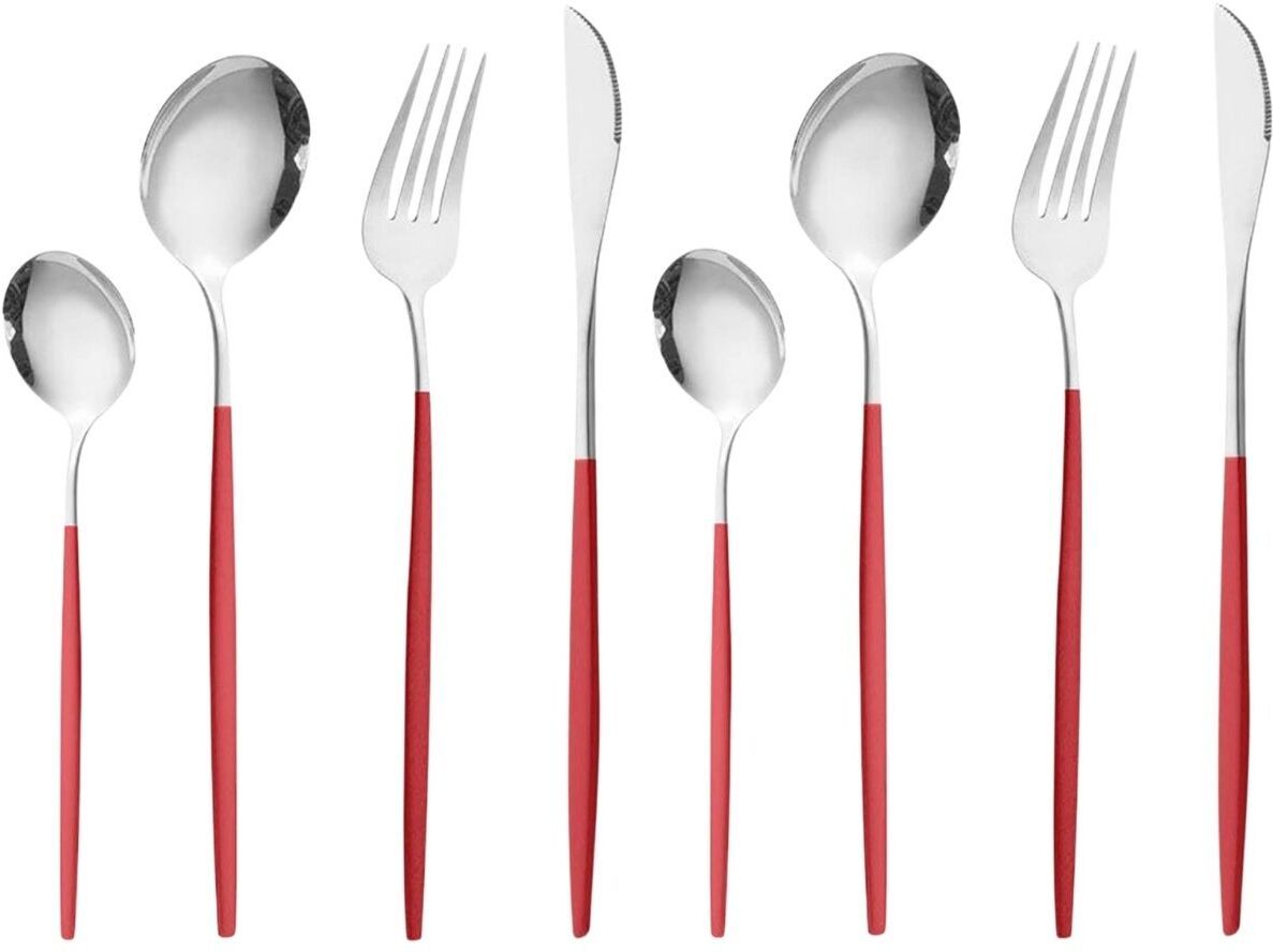 p-plus international Stainless Steel Tableware Set Silverware Set Flatware Utensils and Kitchens Stainless Steel Cutlery Set-picture-35