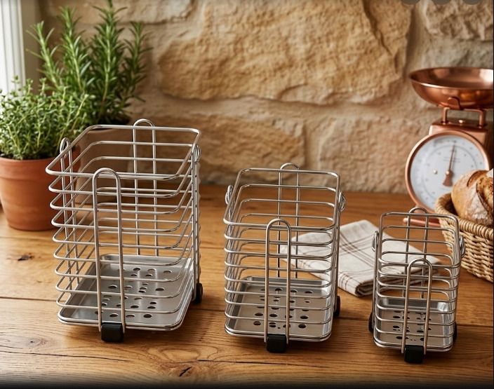 Stainless Steel Cutlerry Rack Stainless Steel Cutlery Set-image-13