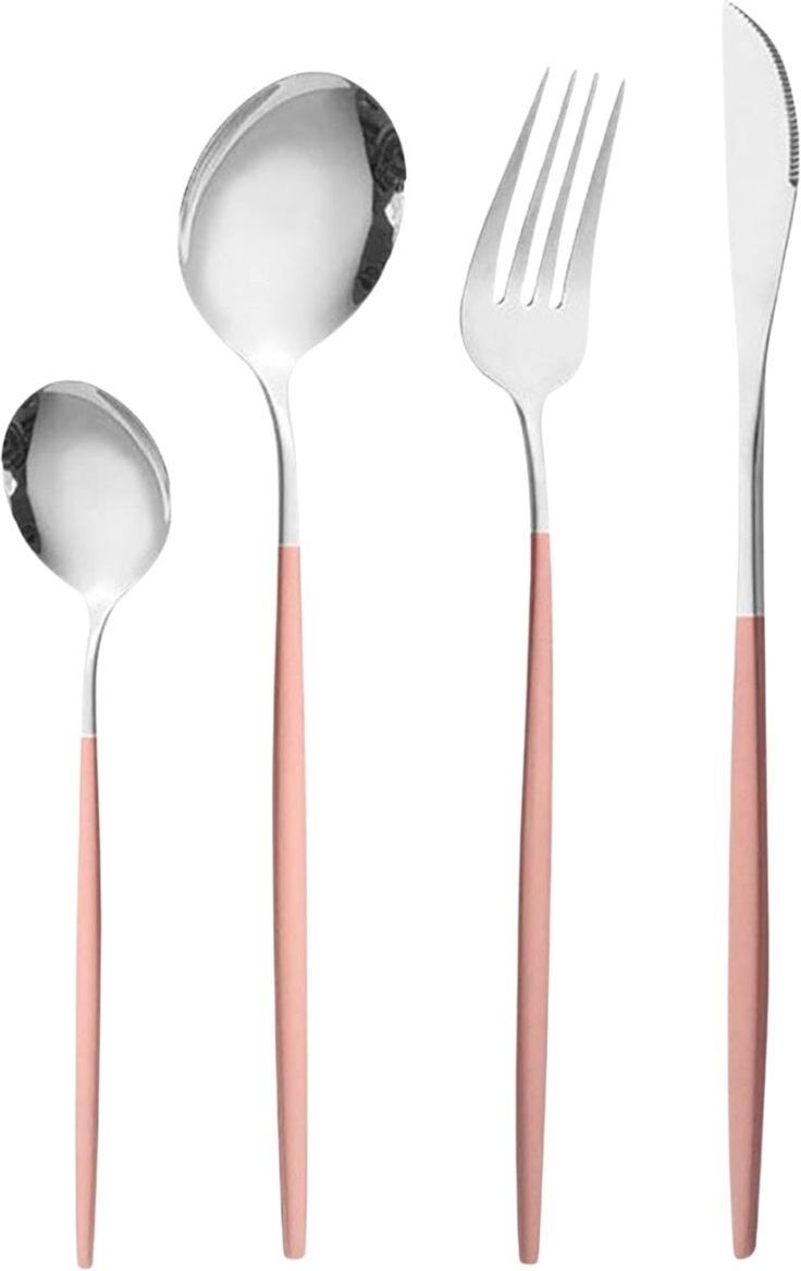 p-plus international Flatware Cutlery Set, Mirror Polished, Dishwasher Safe, Durable Kitchen Utensil Stainless Steel Cutlery Set-picture-17