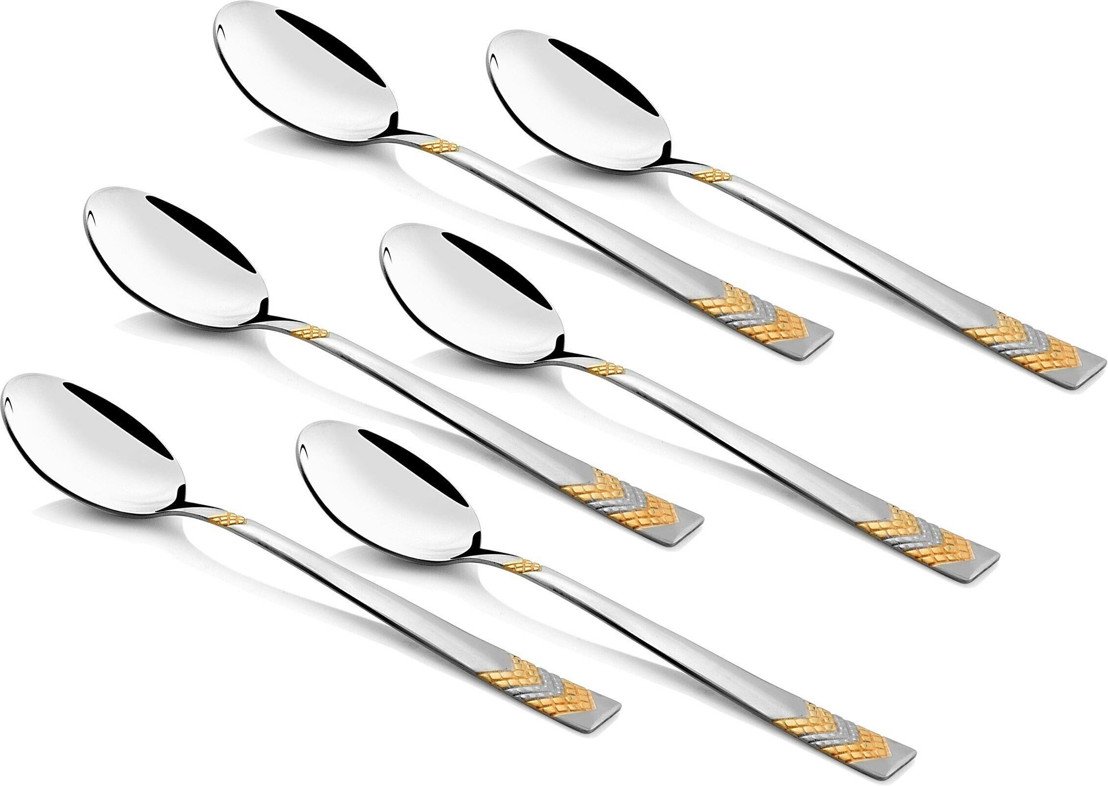 fns RAGA 24 Karat Gold Plated Stainless Steel Baby Spoon Stainless Steel Cutlery Set-picture-23