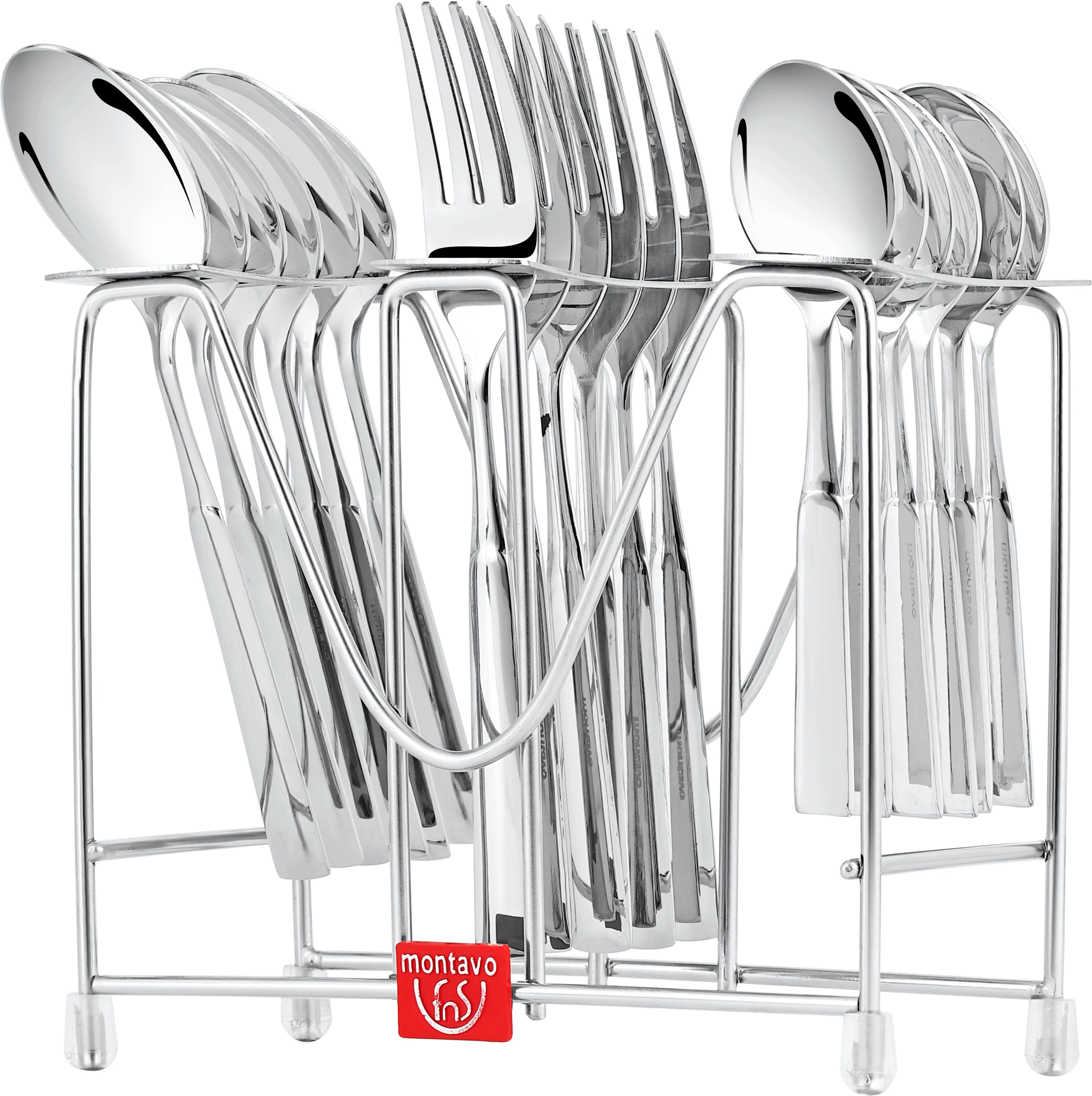 fns Montavo Lisbon Cutlery Set with Hanging Stand Stainless Steel Cutlery Set-picture-24