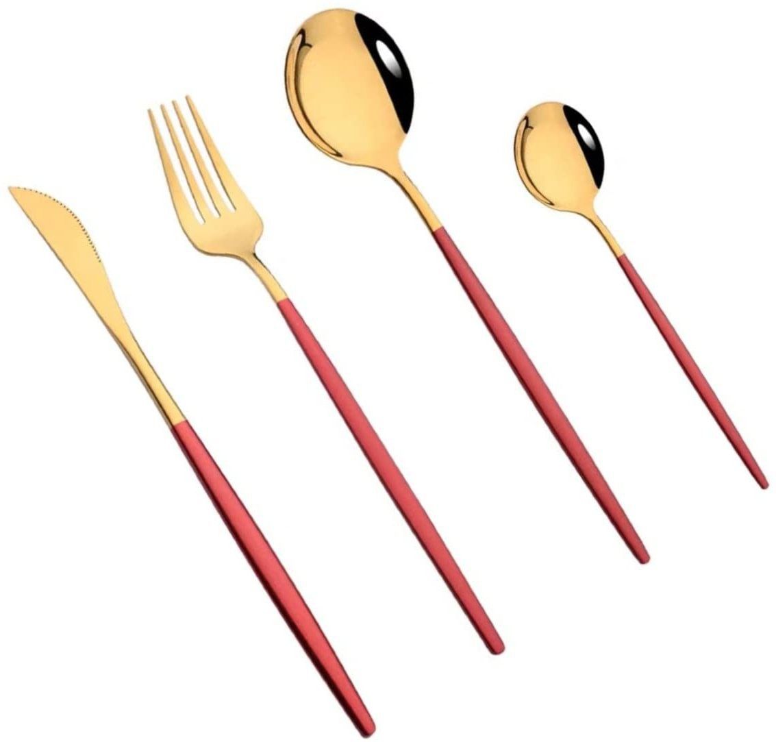 Silverware Set,Stainless Steel Flatware Cutlery Set,Kitchen Utensil Set Stainless Steel Cutlery Set-image-12