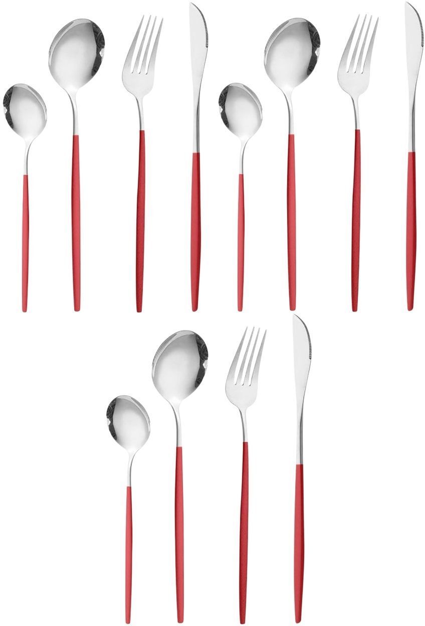 p-plus international Everyday Flatware Set, Stainless Steel, Mirror Finish Home And Kitchen Utensils Stainless Steel Cutlery Set-picture-28