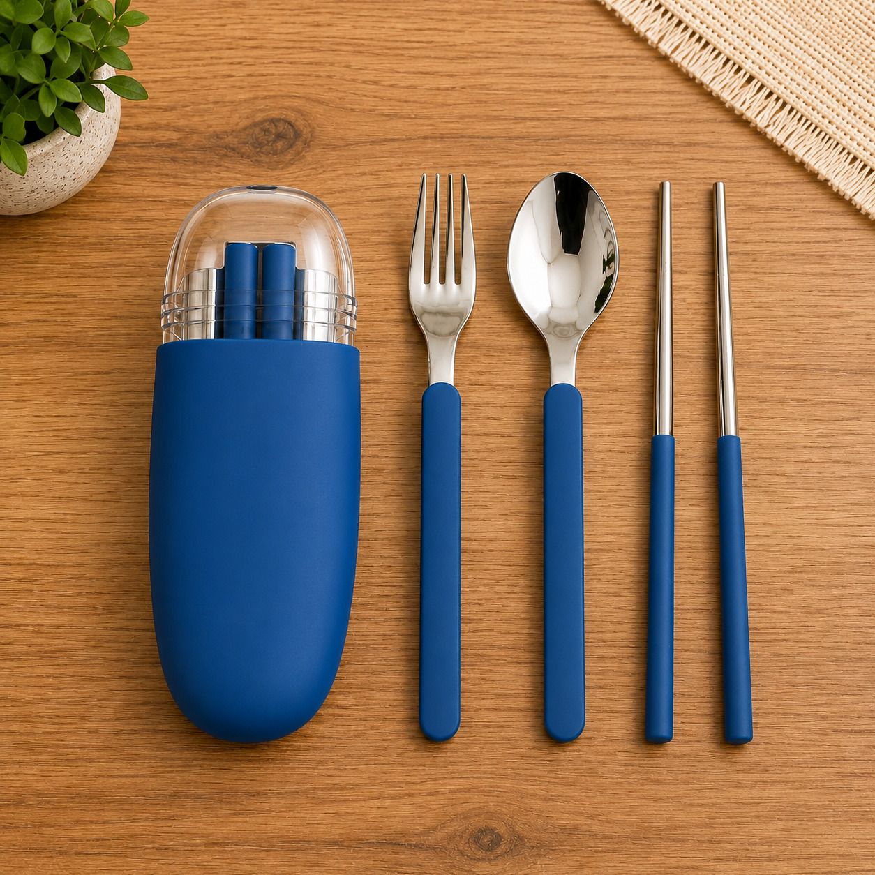 Portable Travel Kit Cutlery Set Stainless Steel Cutlery Set-image-23