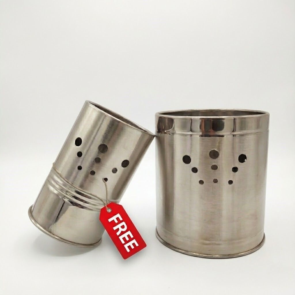Kedas Enterprises Royal Design New Pattern Cutlery Holder Stand Stainless Steel Cutlery Set-image-9