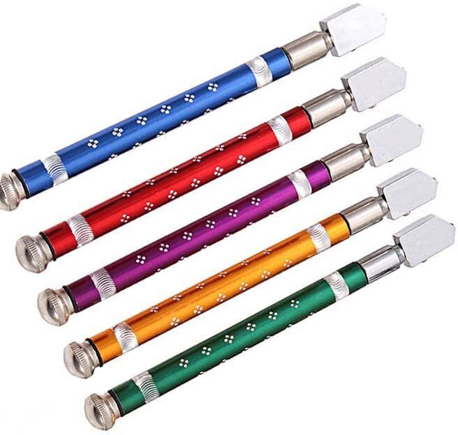 Diamond Cutting Thick Glass Tile Cutting Home Multi-functional Roller Cutting Glass Knife Tool Head (5pcs) Glass Cutter-image-11