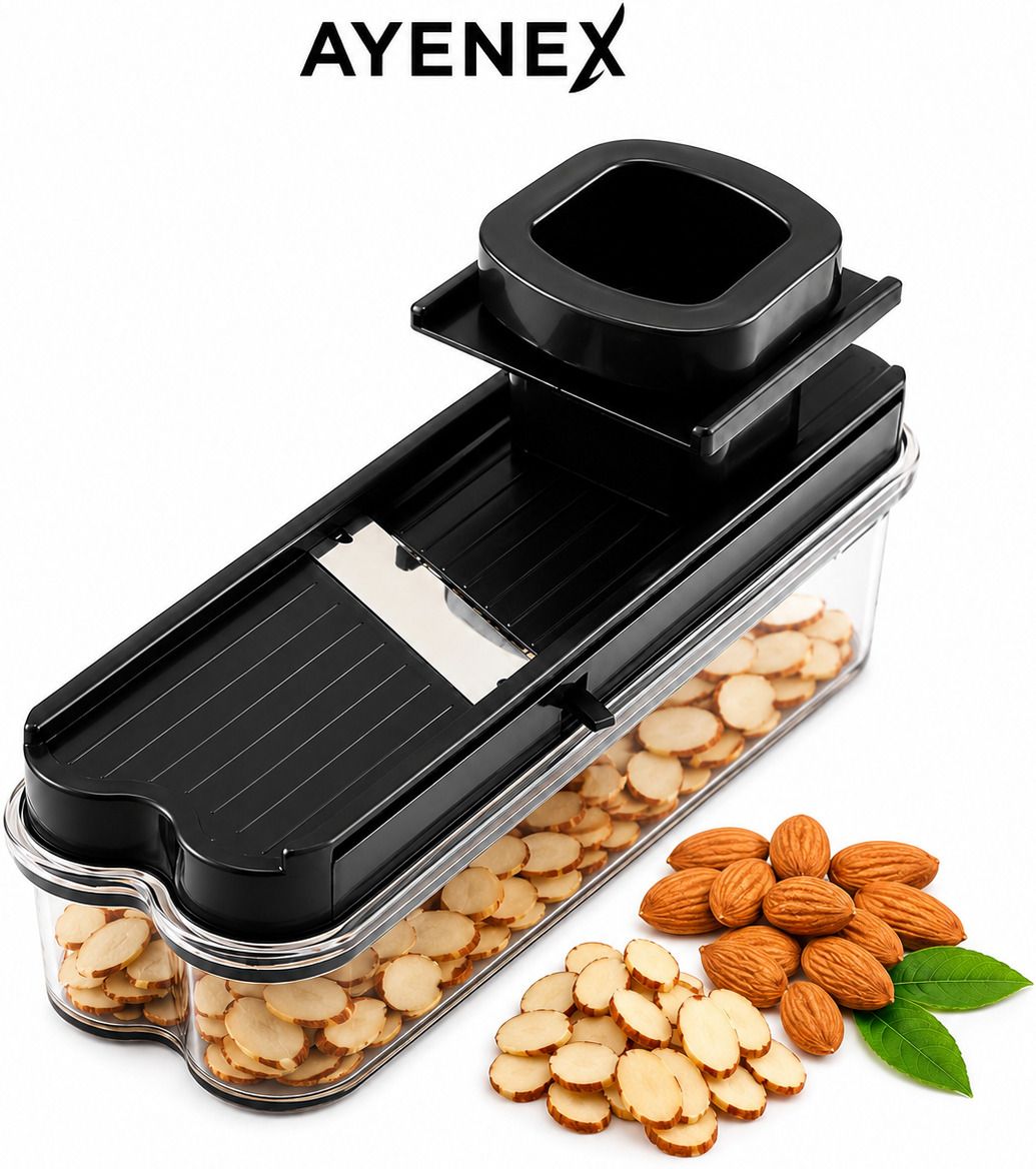 Dry Fruit Slicer | Heavy Duty Stainless Steel Blade | Almond, Cashew Nut Cutter-image-48