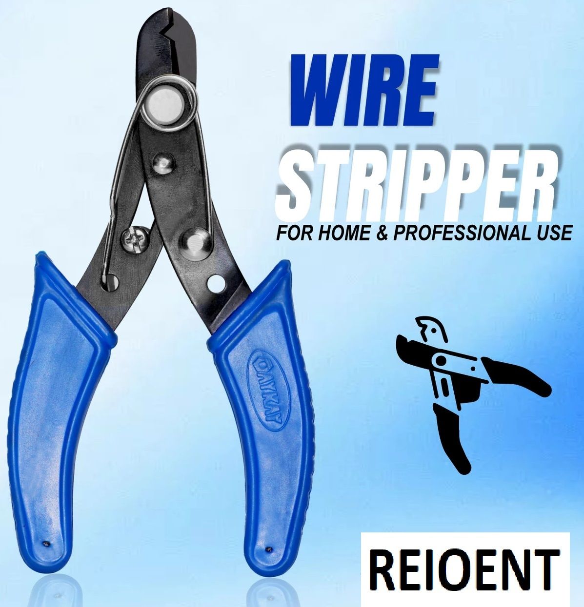 reioent Wire Striper and cutter 6 inch Wire Nipper Cutter for Wire, Sharp, Strippers Cutting Wire Cutter-picture-10