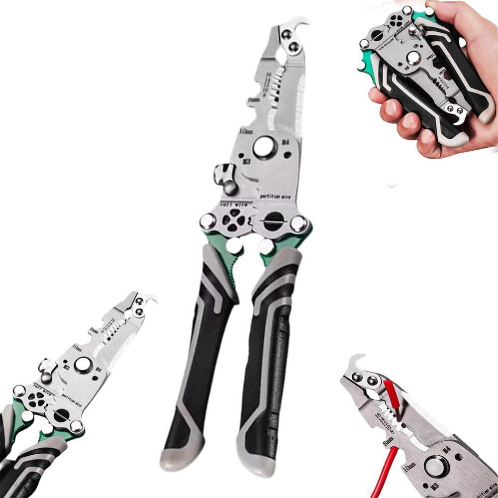 stylembr Multifunctional Foldable Professional Wire Stripper Wire Cutter-picture-42