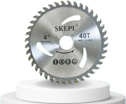 4” Premium TCT Circular Saw Blade for Wood 110mm x 20mm x 40T Heavy Duty Carbide Tip Disc for Fast & Smooth Finish | Multi Purpose Professional Wood Cutter Wood Cutter-image-38