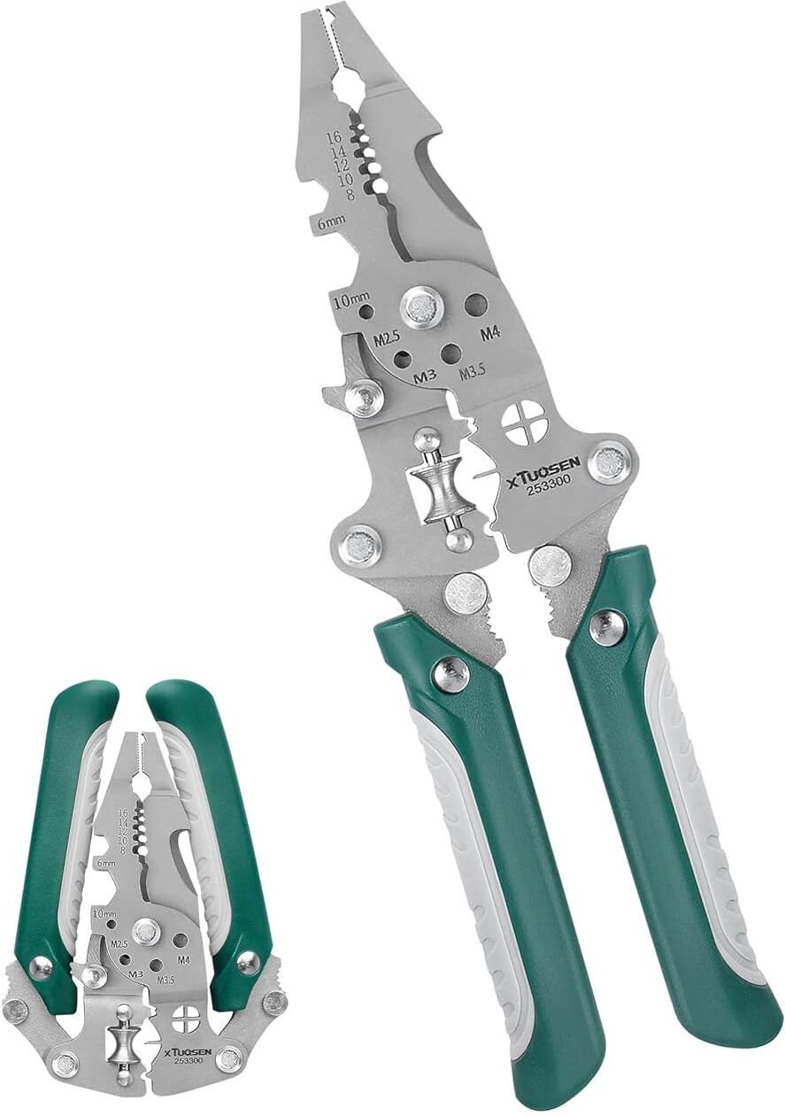 wire strippers foldable cable cutters, Cable Cutters with Plier Wire Cutter-image-22