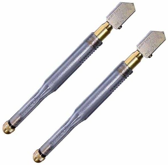dytools 2pcs TC-90 Glass Cutter Straight Cutting Self-oiling 2-8mm TC-90 glass cutter Glass Cutter-picture-4